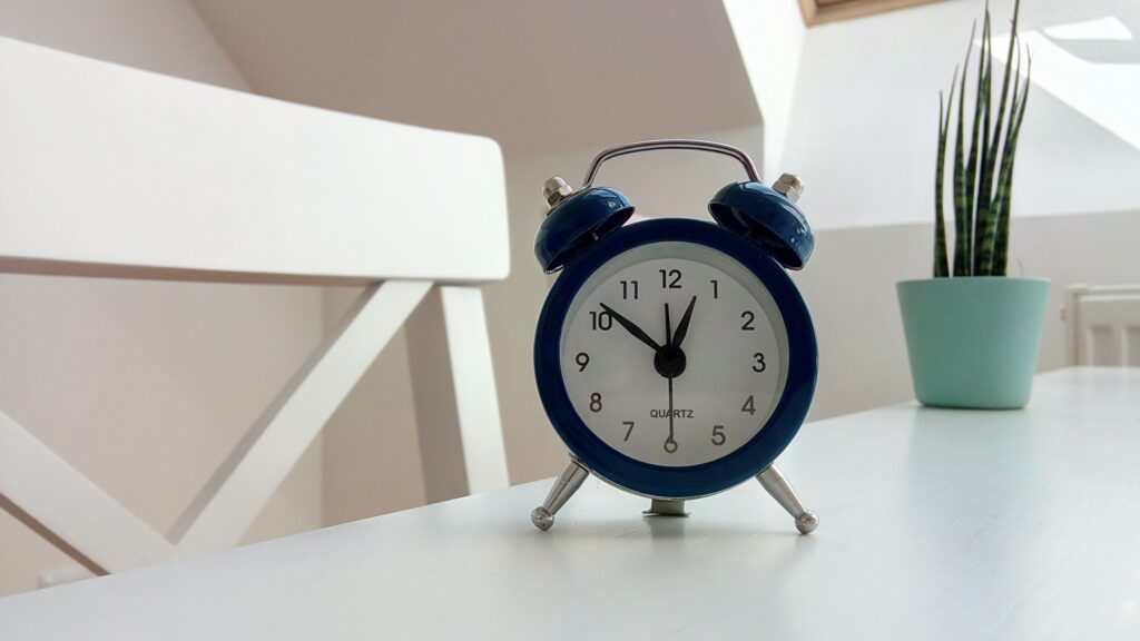 Wecker als Symbol für die Zeit